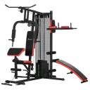 Kraftstasjon multifunksjonell treningsstasjon med butterfly og lat nedtrekkbar curler brystpress sittebenk treningsapparat