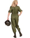 Widmann Top Gun Inspirert Jumpsuit Damekostyme Strl M