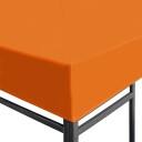vidaXL Toppduk til paviljong 310 g/m² 3x3 m oransje