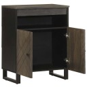  Skjenk svart 60x33x75 cm heltre mango