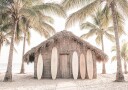 Beach Hut Plakat Plakat / 100x150cm