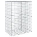  Gabionkurv med deksel 150x100x200 cm galvanisert jern