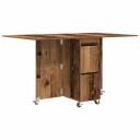 vidaXL Spisebord 140 x 80 x 77 cm Konstruert tre Gammelt tre