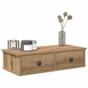  Vegghylle med skuffer artisian eik 60x25x15 cm konstruert tre 8721158649805