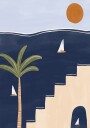 Sailboats Plakat Plakat / 21x30cm