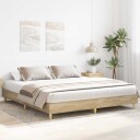 Sengeramme uten madrass sonoma eik 180x200 cm konstruert tre