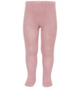Condor Strømpebukser Rib Pale Pink Condor 5 6 år 110 116 Strømpebukser Rosa