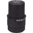 ABV-NO, ter.motor, 24V, 9W, med manuell kontroll.
