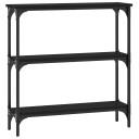  Konsollbord svart 75x22,5x75 cm konstruert tre 8720845419813