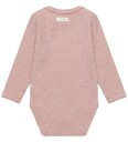 Blå Body I/e   Rib   Pale Mauve Melert   Blå   2 år (92)   Langermet Body   Rosa
