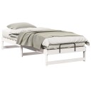  Sengeramme med bærehåndtak Hvit 80 x 220 cm Heltre furu