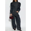 Ganni Dame Jeans Blå W26 L33,