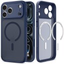 Spigen Ultra Hybrid MagSafe Deksel til iPhone 17 Pro/18 Pro - Frost Deep Blue