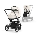 Komplett barnevogn Cybex e-Priam Matt Black/Off White