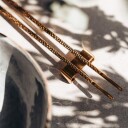 Thor Kito Chopsticks spisepinner 4 pakning Messing