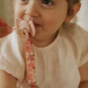 Elodie Details Pacifier Clip Wood River Rose Pink ONE SIZE