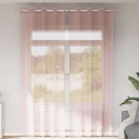  Voilegardiner med grommets 2 stk lyserosa 140x260 cm 8721158551030