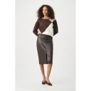Joseph Ribkoff Dame Skjørt Brun 3XL,