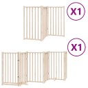 Vidaxl Hundeport Sammenleggbar 9 Paneler 450 cm Poppeltre