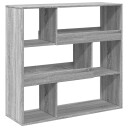 Bokhylle grå sonoma 100x33x94,5 cm konstruert tre