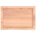 Vidaxl Benkeplate til bad lysebrun 60x40x(2-4) cm behandlet heltre 3156105