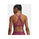Under Armour Women's UA Crossback Mid Bra Fuchsia Dusk S