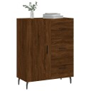 vidaXL Skjenk brun eik 69,5x34x90 cm konstruert tre