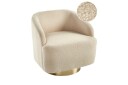 Lenestol Lavik Beige/Gull Beige/Gull