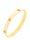 By Jolima Valencia Bangle Gold ONE SIZE 6 cm