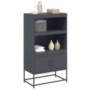  Highboard antrasitt 68,5x38,5x123,5 cm stål 8721102633850