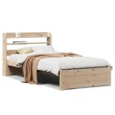  Sengeramme med hodegavl 90x190 cm heltre furu
