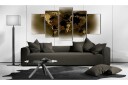 Bilde Brass Continents 100x50 Artgeist sp. z o. o.