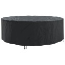  Trekk til utemøbler Svart 279 x 279 x 85 cm 600D stoff