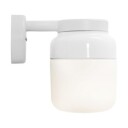 Ohm Wall Vegglampe LED E27 Hvit 140/205 Opalglass IP44
