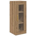  Veggskap Artisan Eik 34,5 x 34 x 90 cm Sponplater og glass