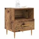  Nattbord 2 pcs Gammelt tre 40 x 35 x 47.5 cm Konstruert tre