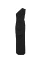 Rotate Draped One Shoulder Dress Kjole Sort 40