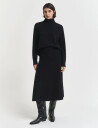 GANT Superfine Lambswool Skirt - Black - XL