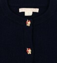 Konges Sløjd Cardigan - Ull - Kattekatt - Blå - Konges Sløjd - 1½ år (86) - Cardigan - Marineblå