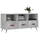 vidaXL TV-benk betonggrå 120x35x48 cm konstruert tre 8720845944339