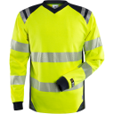 Fristads T-Shirt Flam Kl 3 7359 Tfl Varselgul/marinblå Xl