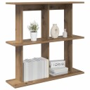 vidaXL Vegghylle Veggmontert Artisan eik 100 x 20 x 75 cm