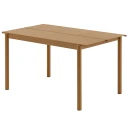 Muuto Linear Steel Spisebord 140X75 cm Burnt Orange