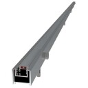 Vikingbad Magnetprofil Vegg (Justerbar) Liam H193cm Svart Matt