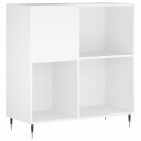  Hifi benk hvit 84,5x38x89 cm konstruert tre