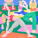 Cépé Cépé  Yoga Ga Plakat Plakat / 70x70cm 