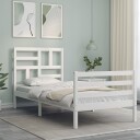  Sengeramme med hodegavl hvit liten enkel heltre 8721012142398
