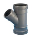 Wafix Plus grå grenrør 110/50 mm - 45 gr.