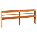  Hodegavl med hyller voksbrun 200 cm heltre furu 8721102854156