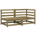  Hagesofa 2-seters impregnert furu 837948